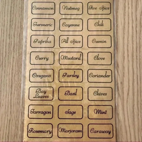 🆕Clear 48 Canister Labels 🆕 - Picture 4 of 4